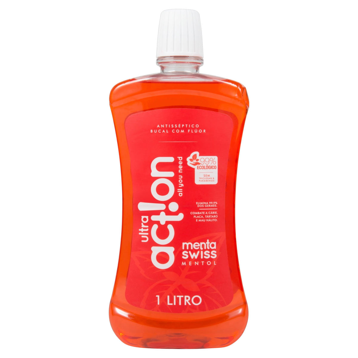 Antisséptico Bucal Ultra Action Menta Swiss 1L