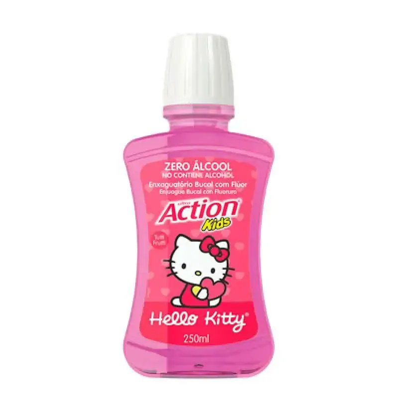 Enxag Bucal Action H Kitty Tutti Frutti