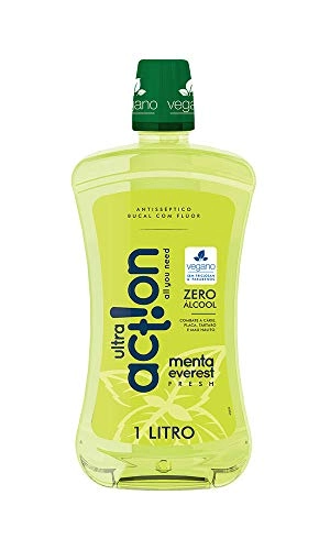 Antisséptico Bucal Ultra Action Zero Alcool Menta Everest 1L