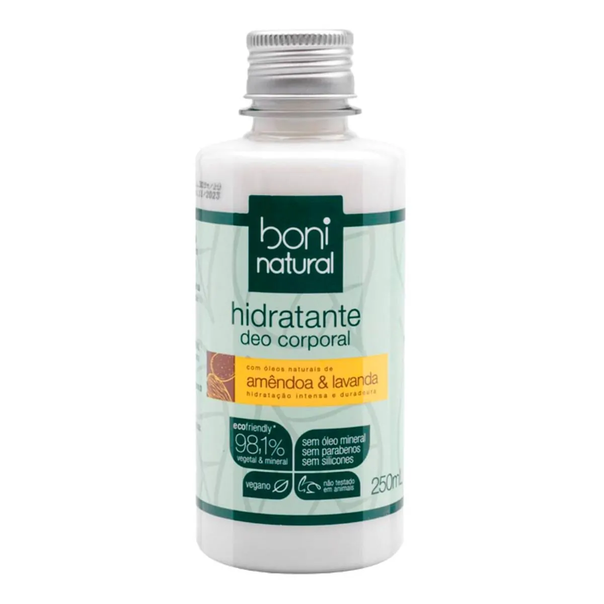 Boni Natural Hidratante Corporal Amêndoa e Lavanda 250ml