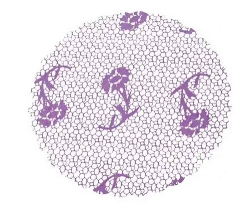 Fundo Dec. N9 Renda Lilas C/100un