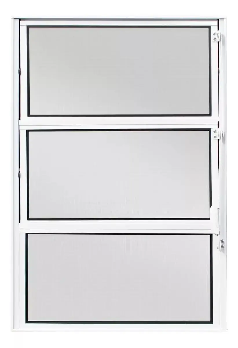 Janela Vitro Basculante 60x40 Alumínio Branco Com Vidros