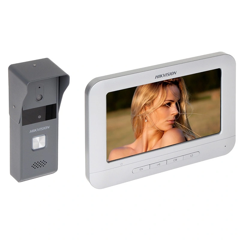 Vídeo Porteiro Analogico Hikvision Ds-kis203t 7 Polegadas