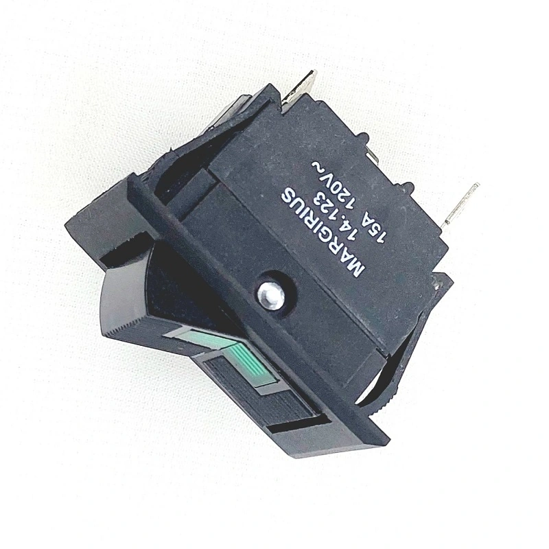 Interruptor Tecla Unipolar 14123 L-d 15a/120vca Visor Verde