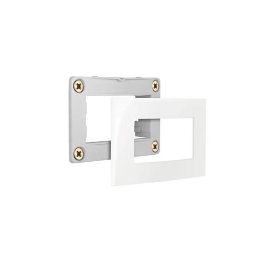 Linha Sleek Conjunto Placa Para Móveis Com Suporte 15787