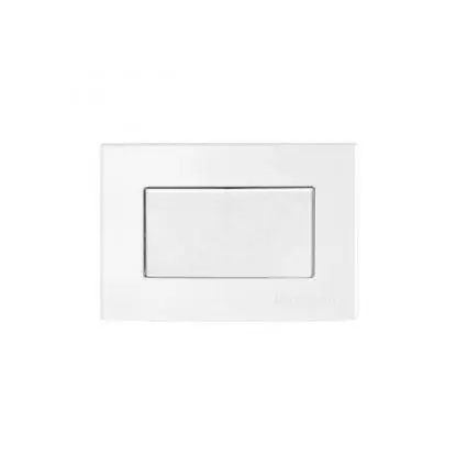 Conjunto 1 Interruptor Paralelo Sleek 1 Módulo 10a 250v Para Móvel Branco