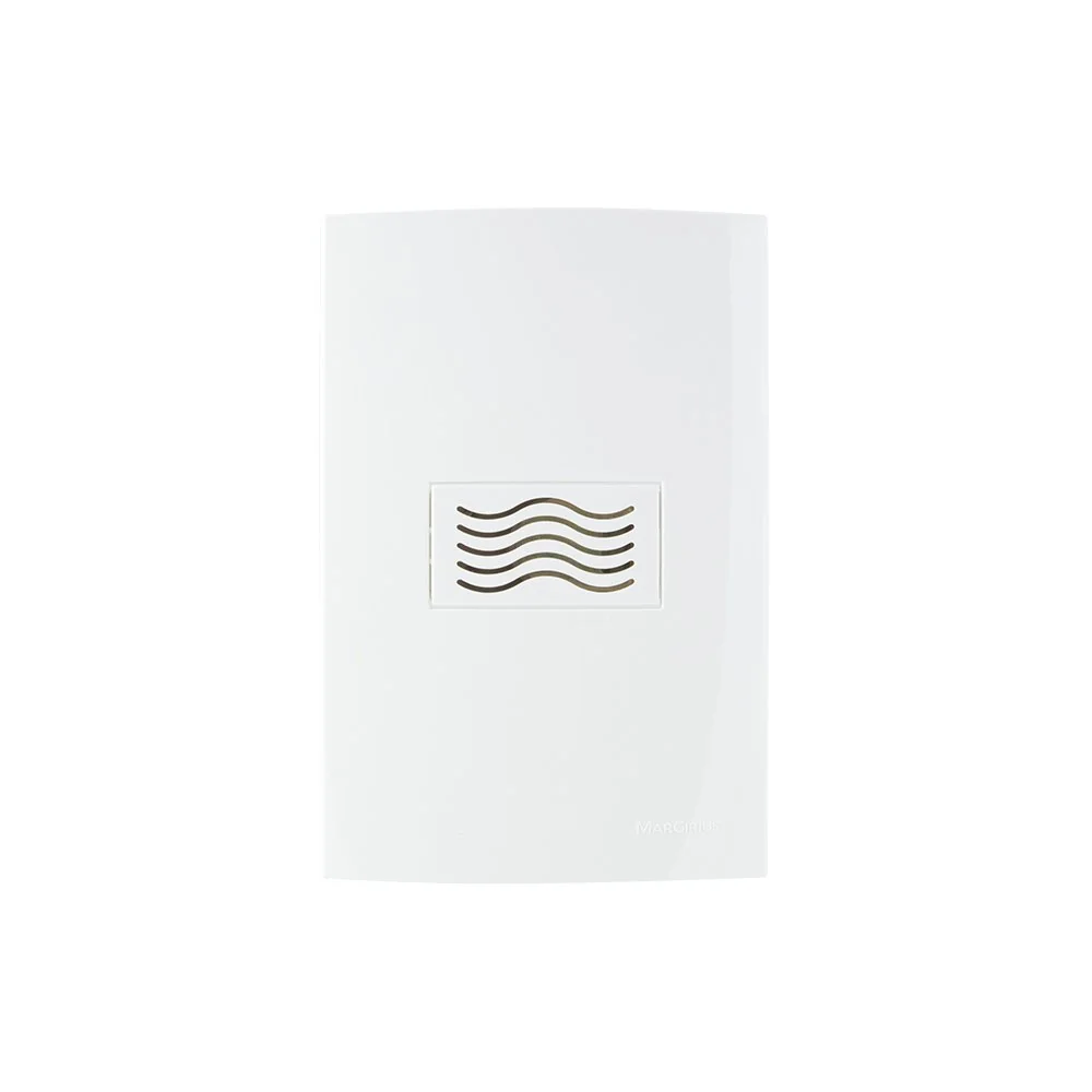 Cigarra Margirius Sleek Com Placa 4x2 Branca 220v
