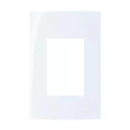 Linha Sleek – Placas 4×2” 3 Postos Horizontais – Acqua
