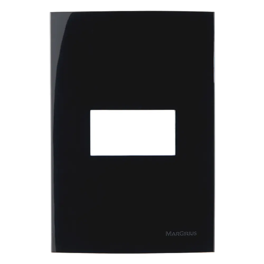 Linha Sleek Ebony Placa 4x2 P/ 1 Módulo Horizontal 15916