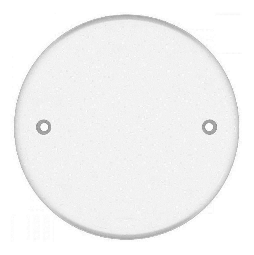 Placa Cega Redonda 4 Branco
