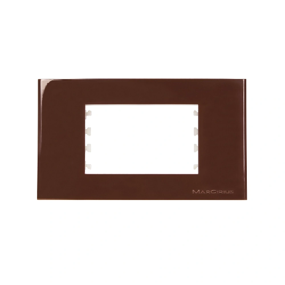 Conjunto Placa Com Suporte Para Movel Marrom Sleek - Margirius
