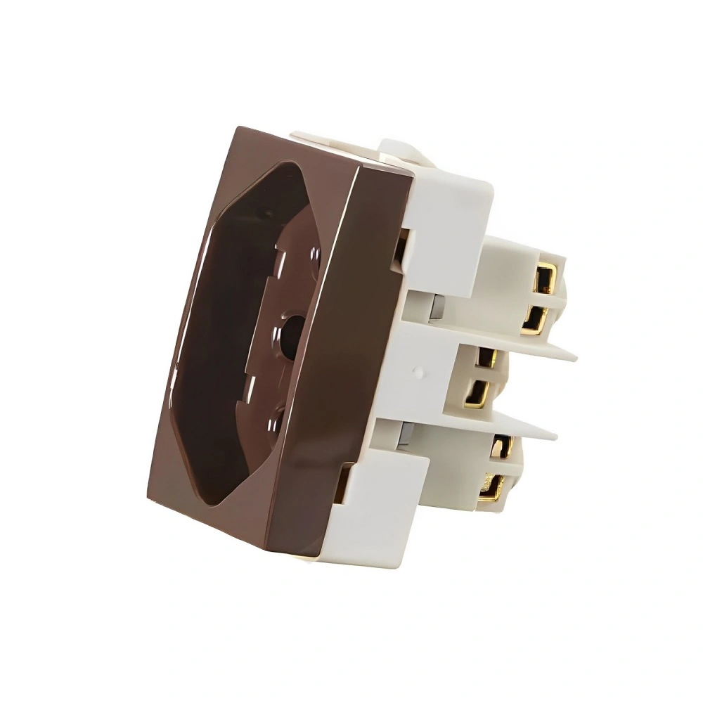 Modulo Tomada 20a Marrom - Sleek