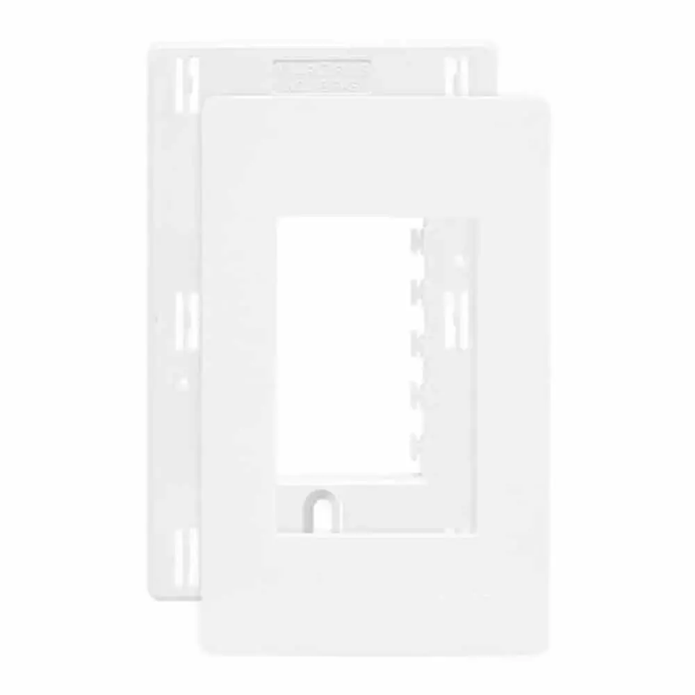 Placa 4x2 3 Posto Separado Infiniti Branco C/ Suporte