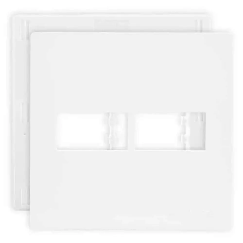 Placa 4x4 2 Posto Infiniti Branco C/ Suporte