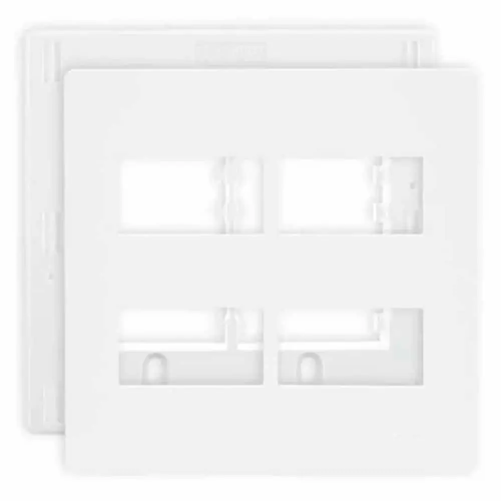 Placa 4x4 4 Posto Separado Infiniti Branco C/ Suporte