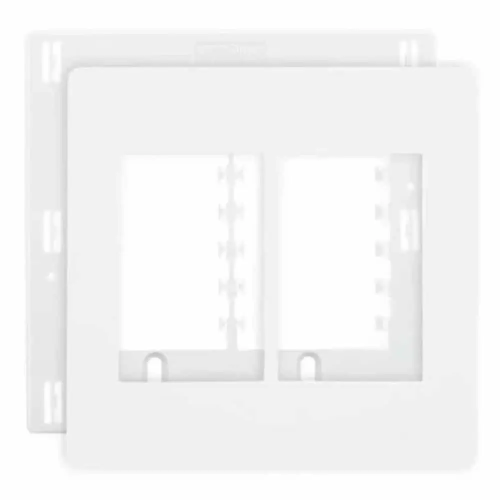Placa 4x4 6 Posto Separado Infiniti Branco C/ Suporte