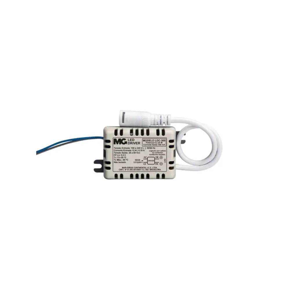 Driver 8 25w 300ma Ldc 300 E Biv S 25 84vcc