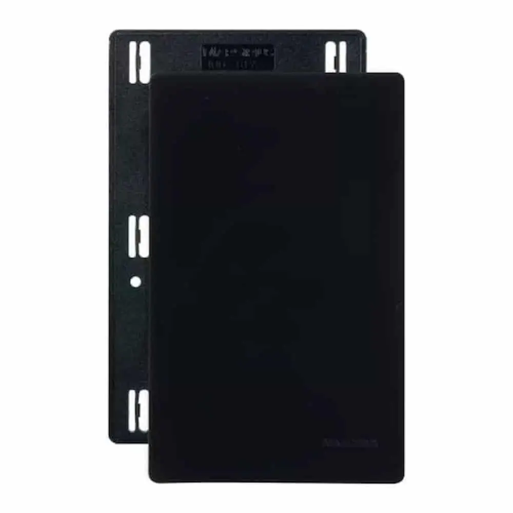 Placa 4x2 Cega Infiniti Preto C/ Suporte
