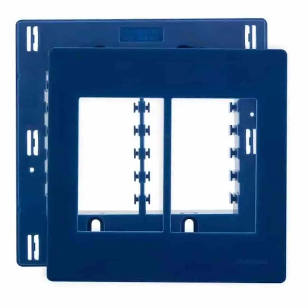 Placa 4x4 6 Posto Separado Infiniti Azul Marinho C/ Suporte