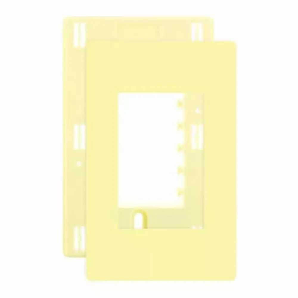 Placa 4x2 3 Posto Separado Infiniti Amarelo C/ Suporte