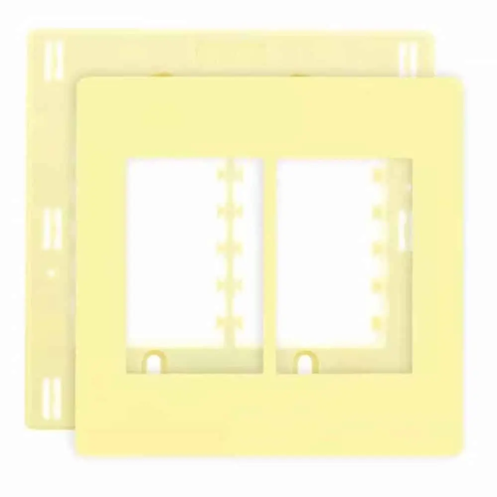 Placa 4x4 6 Posto Separado Infiniti Amarelo C/ Suporte