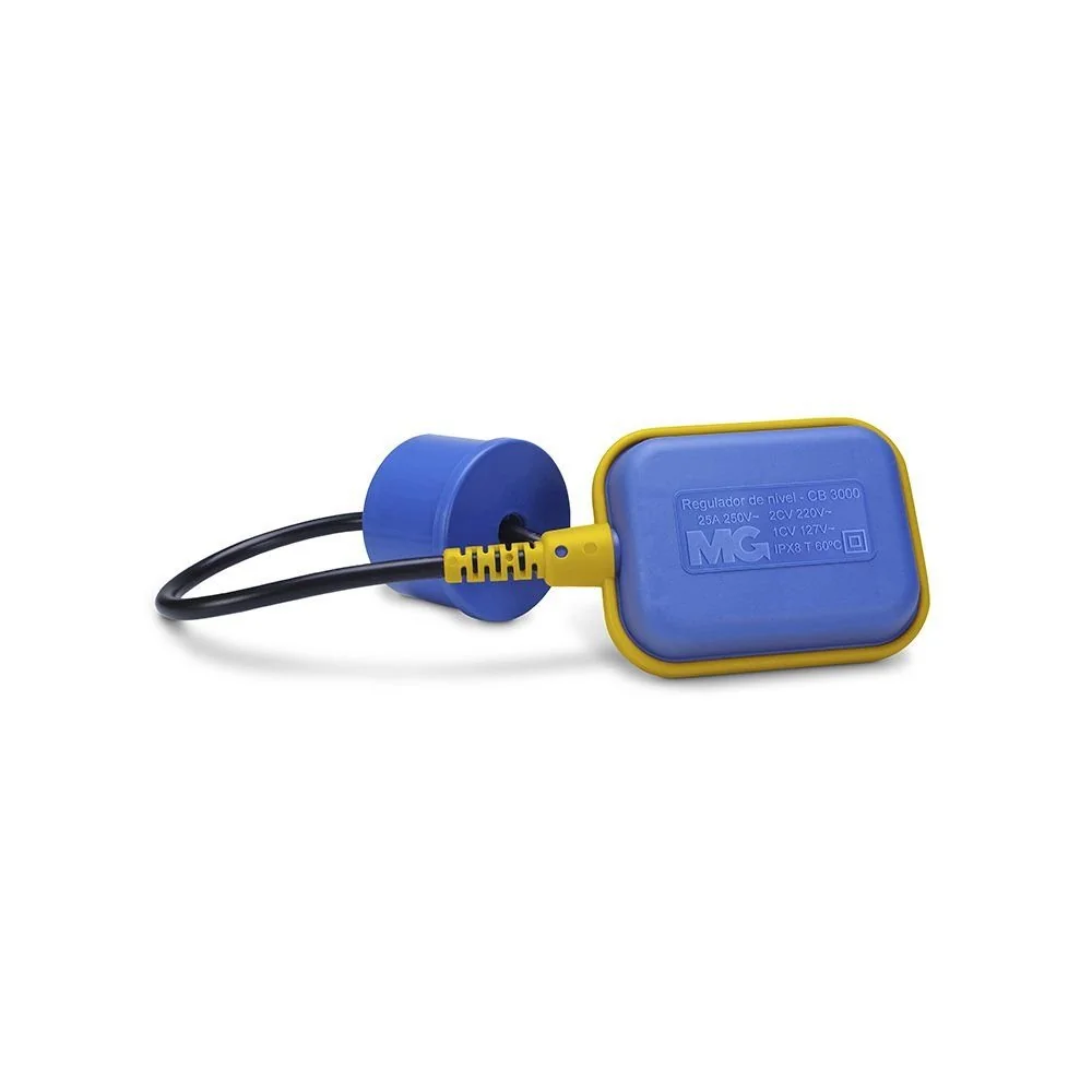 Regulador De Nível Chave Tipo Boia Margirius Cb-3003 25a Bivolt Com Cabo 3m