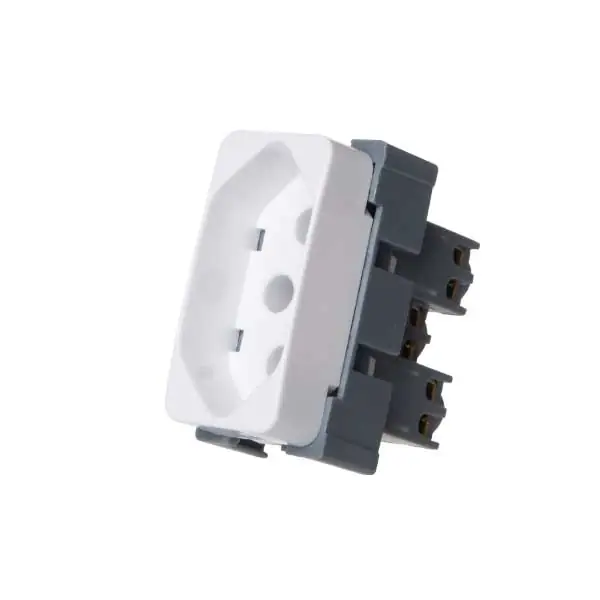 Tomada 2p + T Branca 20a 250v - Margirius