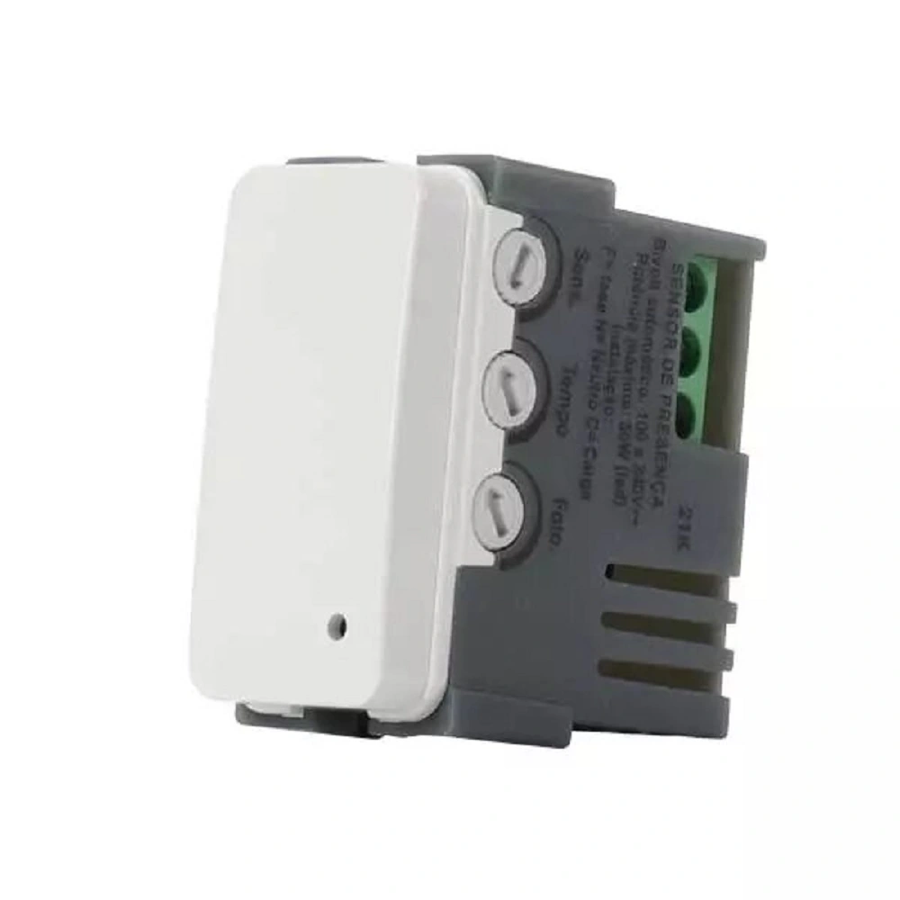 Modulo Sensor Presença Micro Modular Bivolt 1 Posto Branco B3