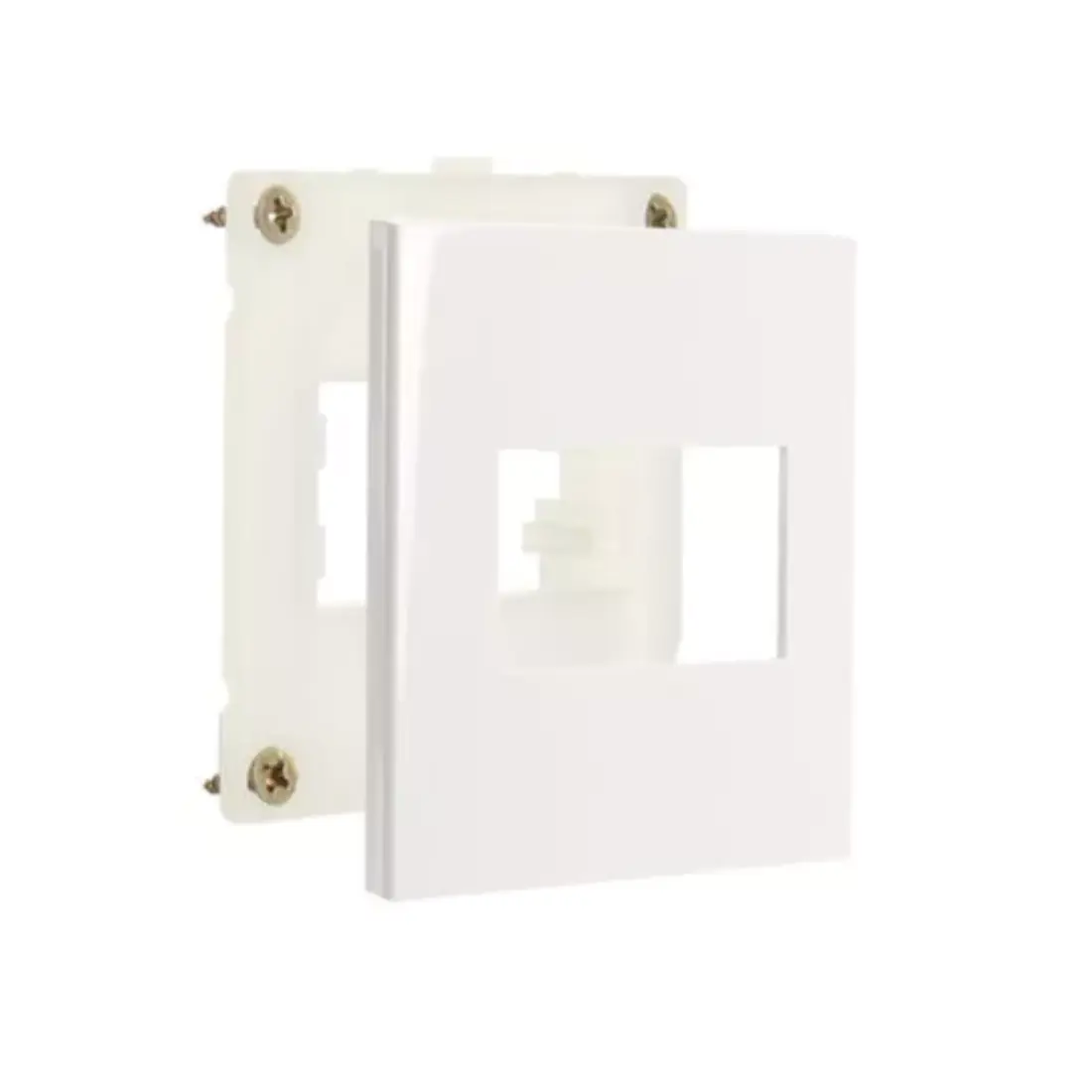 Conjunto Placa Com Suporte P/ Movel 70x70 Branco Sleek - Res.sf Margirius