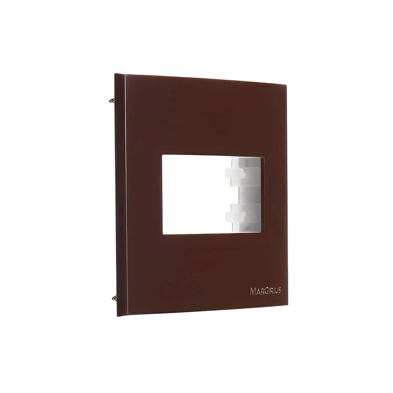 Conj Placa Com Suporte P/ Movel 70x70 Marrom Sleek - Margirius