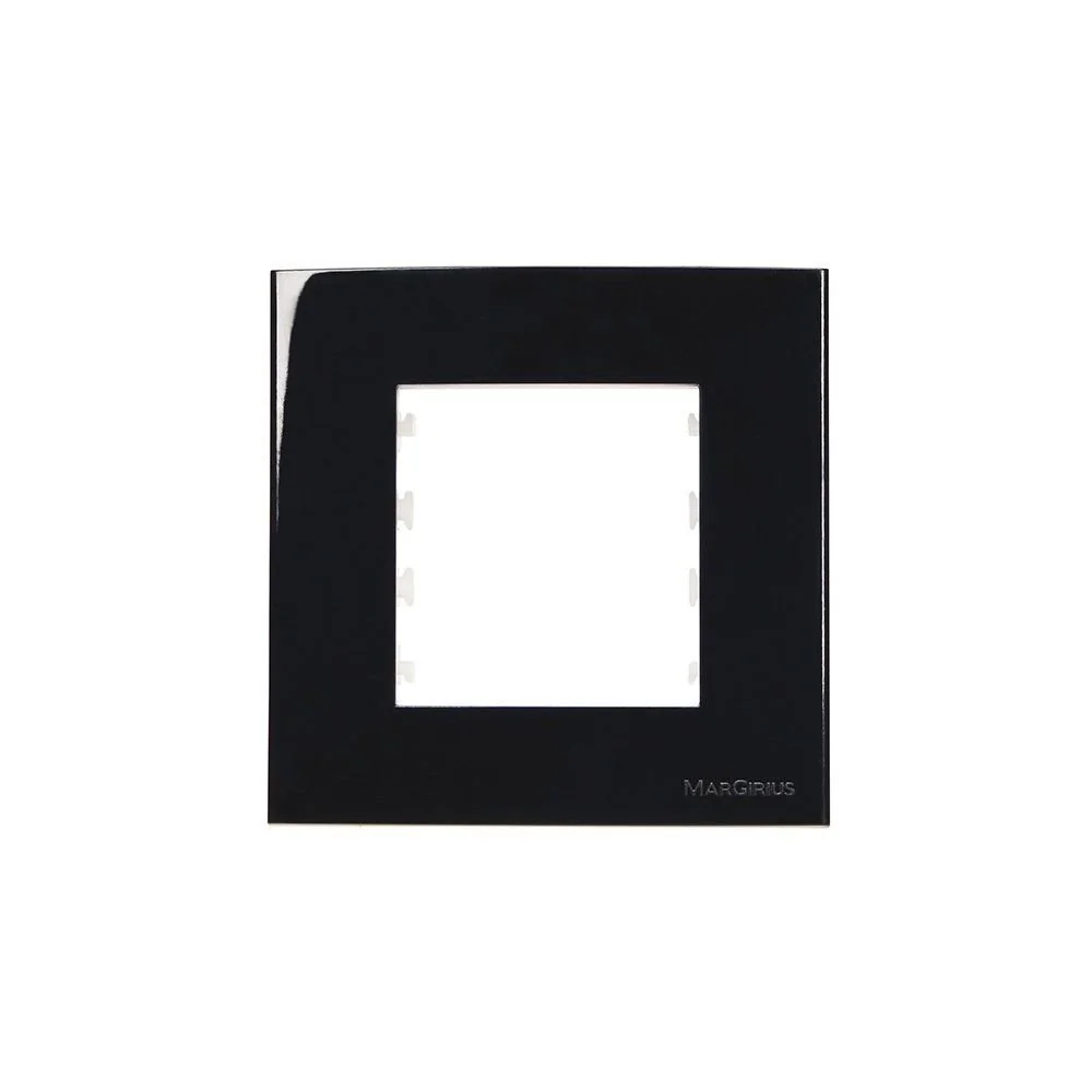 Conjunto Placa Com Suporte P/ Movel 80x80 Ebony - Sleek