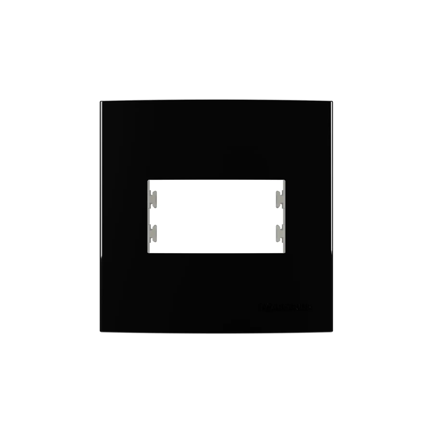 Caixa de Sobrepor 75X75mm Quadrado 1P com Suporte Ebony Margirius