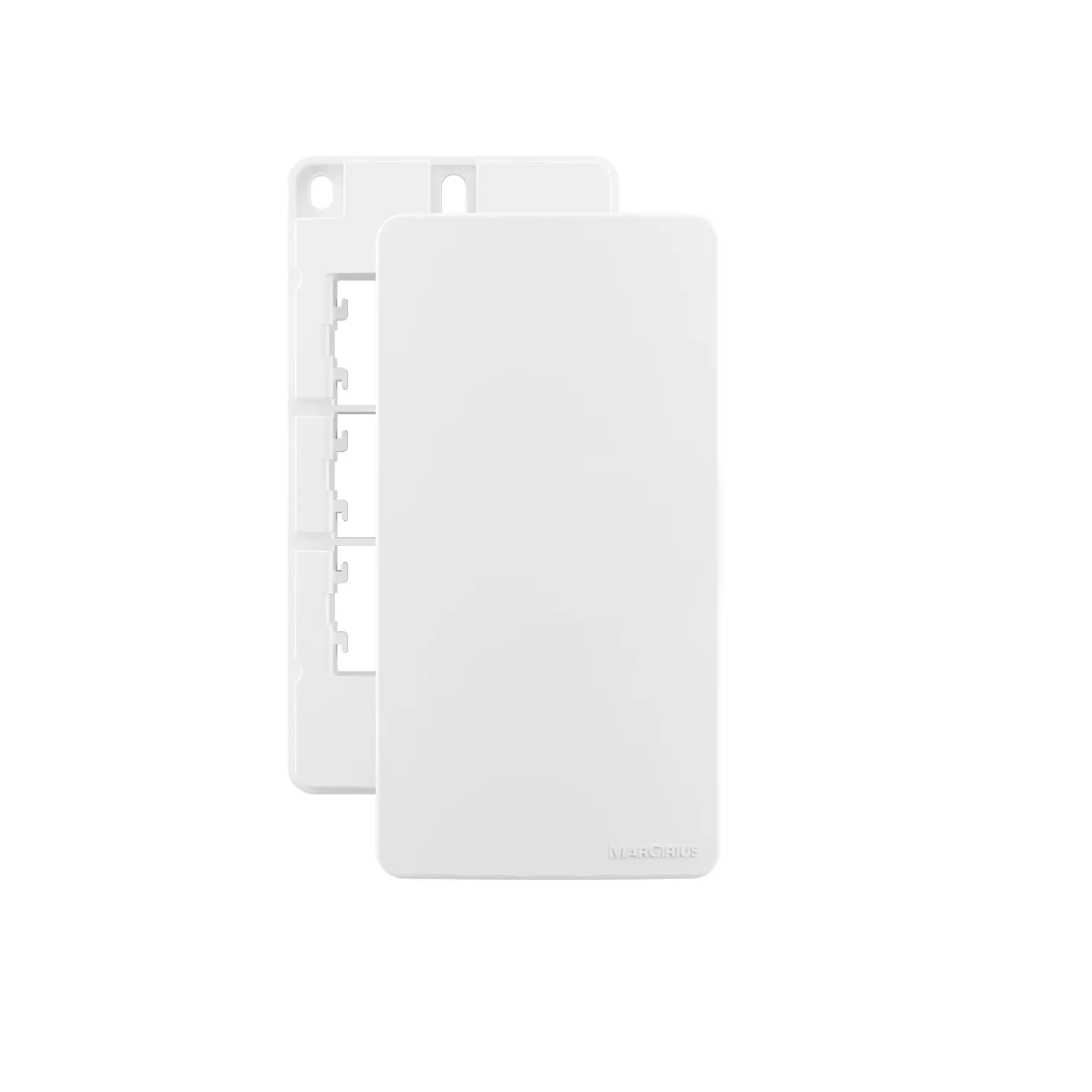Placa Cega para Condulete 3/4" com Suporte Branco Margirius