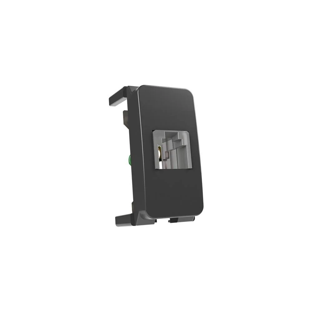 Módulo Tomada Para Telefone Padrão Americano Margirius B3 Colors Rj11 4 Fios Grafite