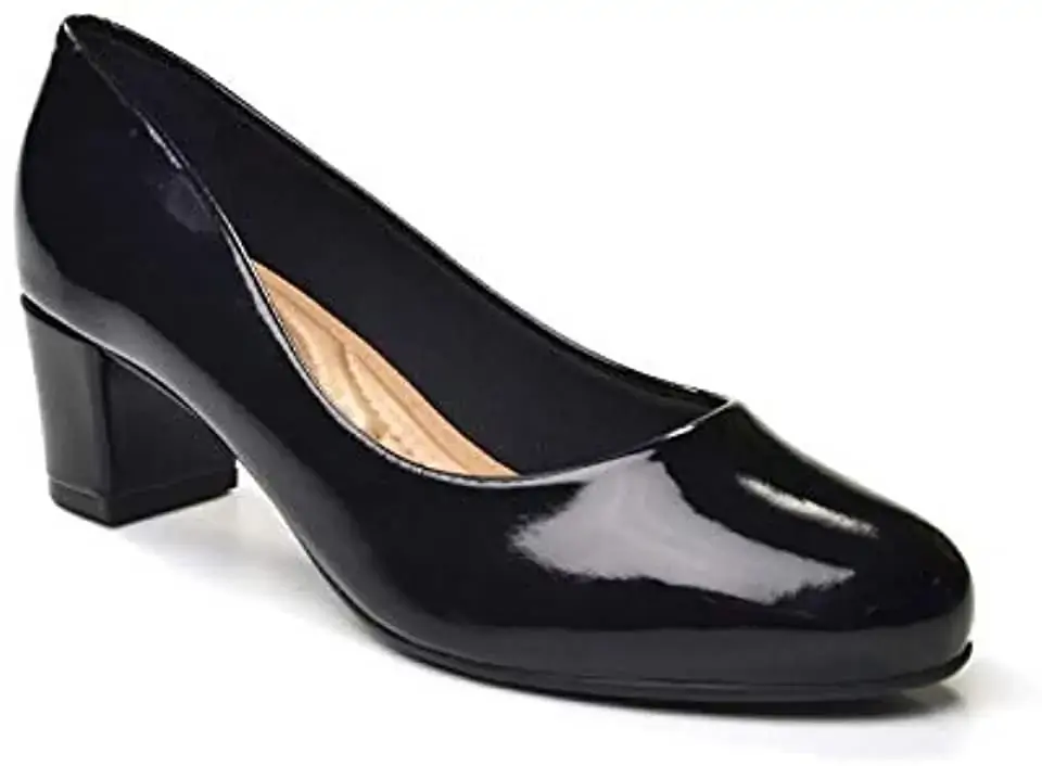 Sapato Feminino Beira Rio 36 Preto Verniz Cristal