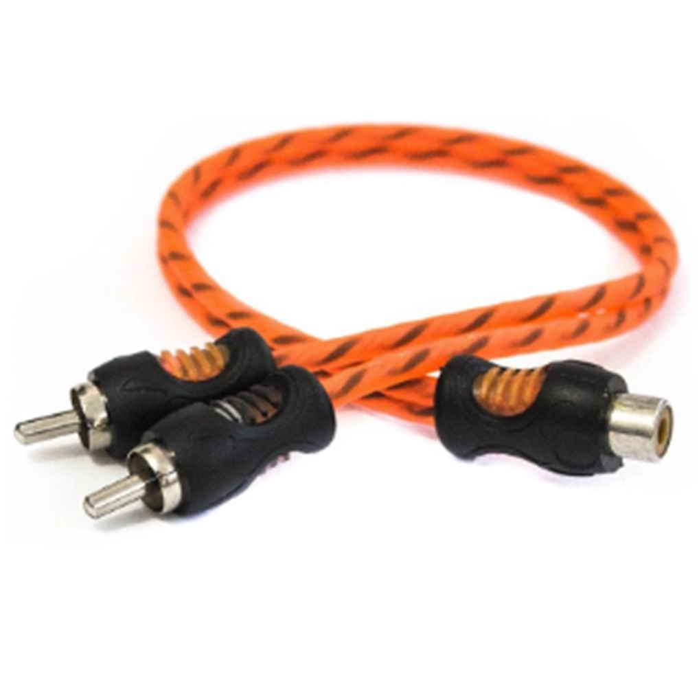 Cabo De Áudio E Video Rca Y Kx3 1 Rca Fêmea X 2 Rsa Macho