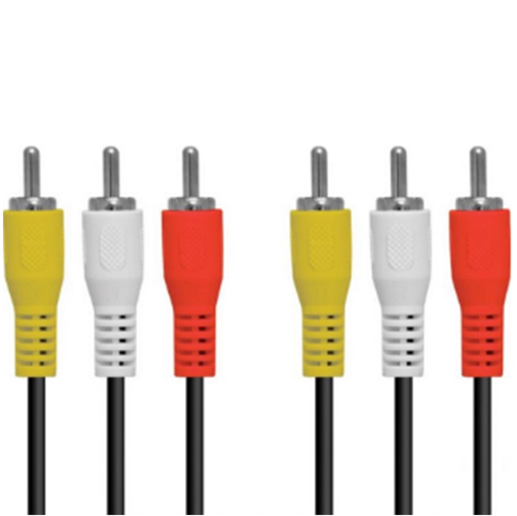 Cabo De Áudio E Video Rca Vinik 3 Rca Macho 3 Rca-macho 1,5m