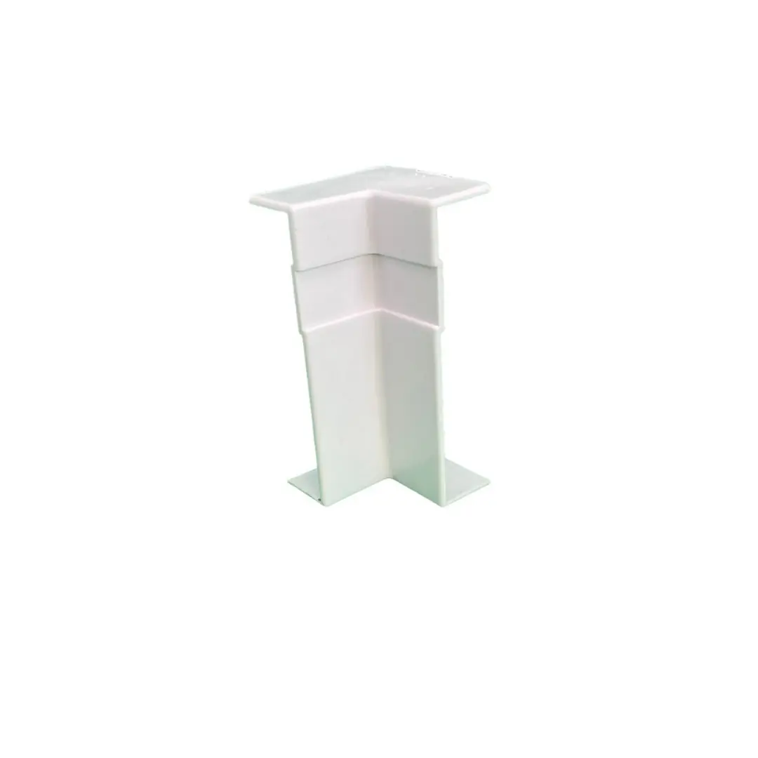 Canto Interno Branco Neve 7cm Para Rodapé Real Pvc