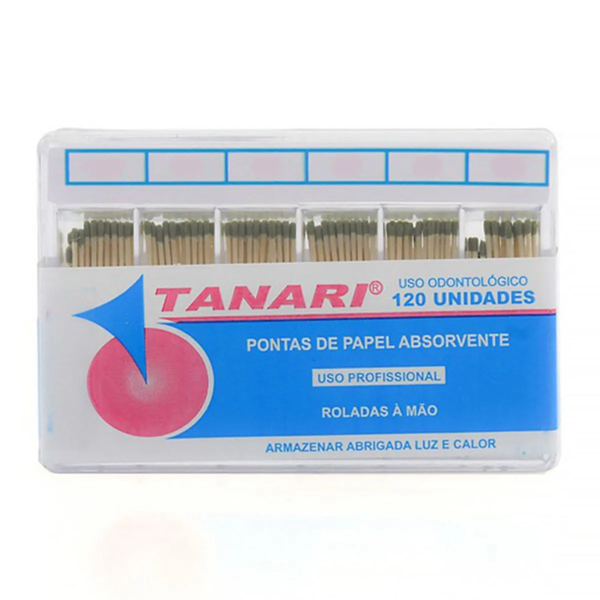 Pontas de Papel Absorvente Não Estéril c/120 Tanari 30