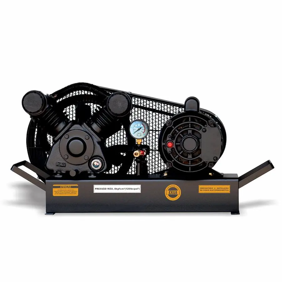 Compressor De Ar Base B.pressão Tri 2hp 000637 Chiaperini