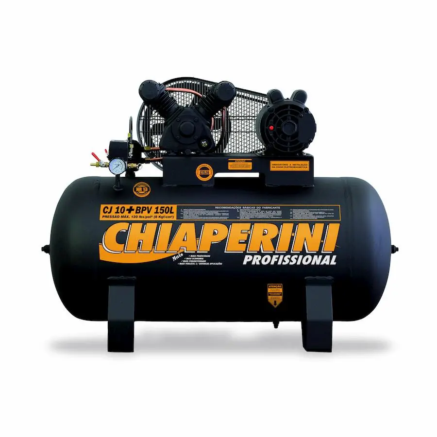 Compressor De Ar B.pressão Tri 2hp 150l 000647 Chiaperini