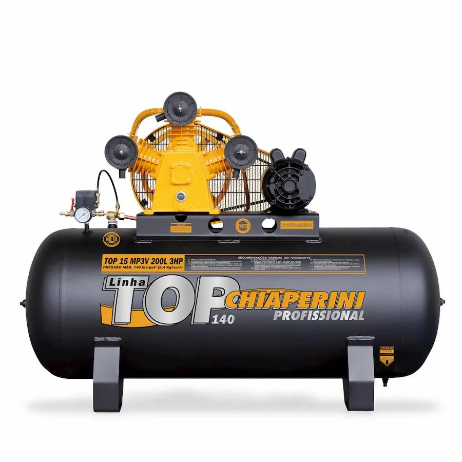 Compressor De Ar M.pressão Tri Aberto 3hp 200l Chiaperini