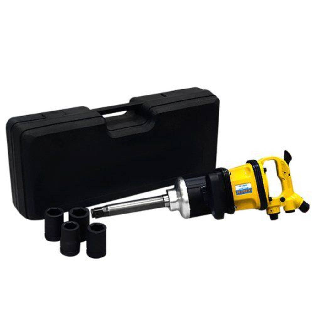 Chave de impacto 1 pol longa 320kg sistema pin less com kit soquetes - chi3200 - chiaperini