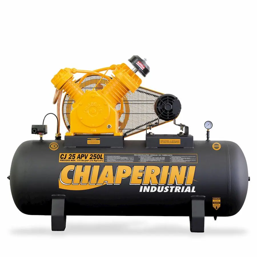 Compressor De Ar A.pressão Mono Fechado 5hp 250l Chiaperini