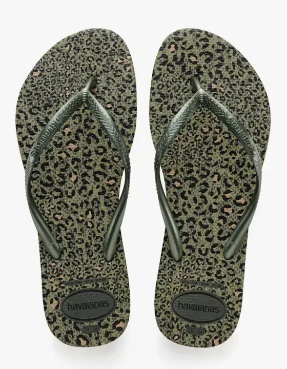 Sandalia Havaianas Sli, Vde Olive, 33/34
