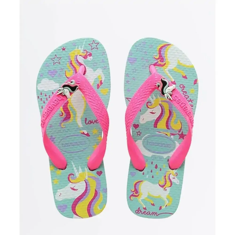 Chinelo Hav Kids Fantasy Ice Blue/maravilha 37/38