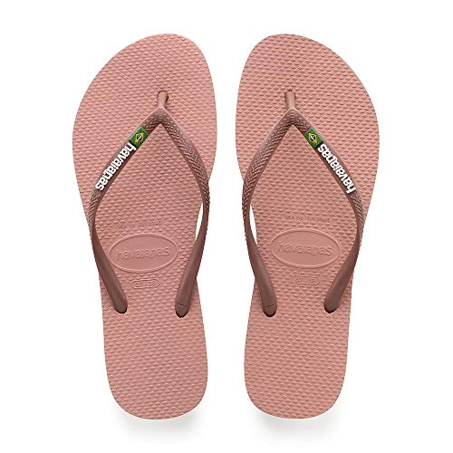 Chinelo Hav Slim Brasil Nude Rosa 35/36