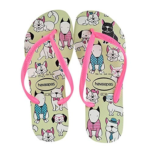 Sandalia Havaianas Slim Pts Vd Maca 41/2
