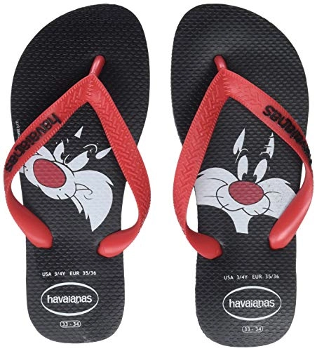 Chinelo Ad Havaianas Looney Tunes Pto/verm