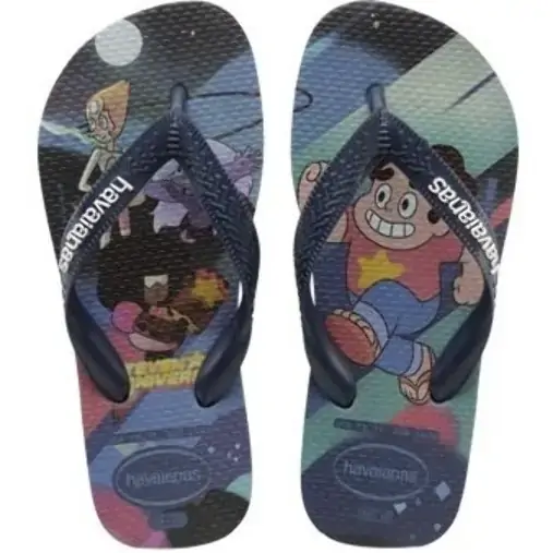 Chinelo Hav Kids Cartoon Azul Indigo 29/30